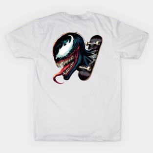 Unleash the Edge: Captivating Anti-Hero Skateboard Art Prints for a Modern and Rebellious Ride! T-Shirt